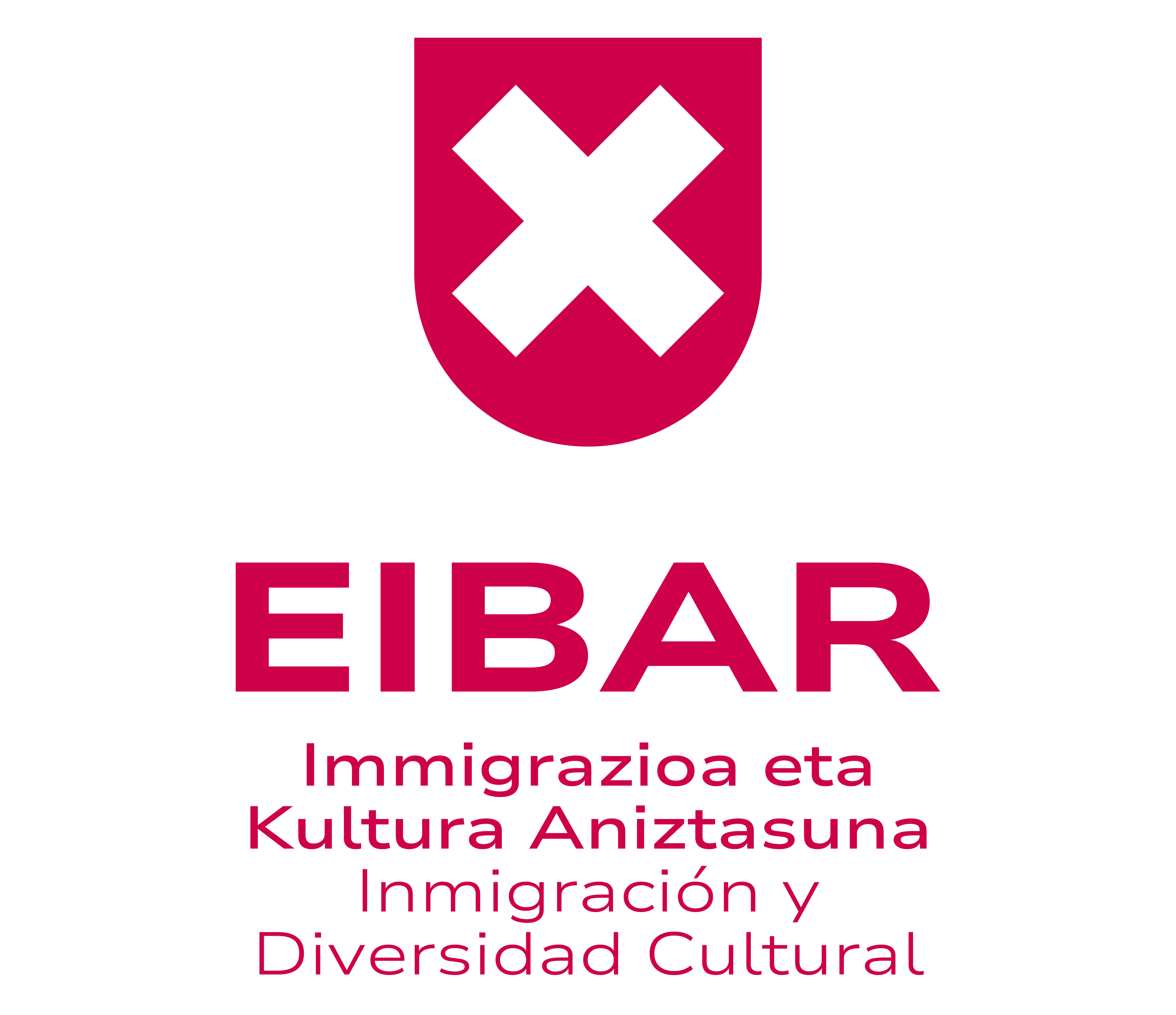 Immigrazioa eta Kultura Aniztasuna bertikala arrosa